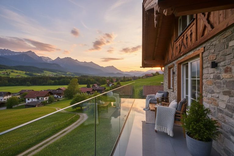 Balkone und Brüstungsgläser Glas an Balkonen und Terrassen – von innen und außen – ReiRa Fensterreinigung Traunreut